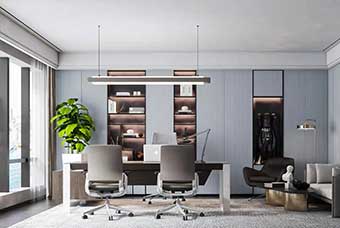 通化轻奢风格-书房