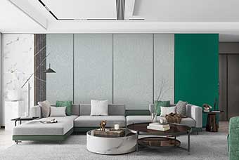 通化轻奢风格-客厅