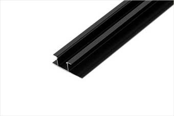 通化航空纤维墙咔铝合金带灯中条(哑黑氧化)