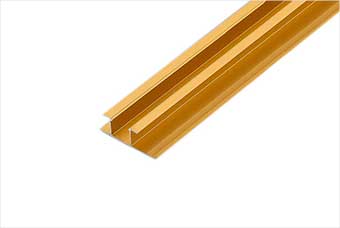 通化航空纤维墙咔铝合金带灯中条（钛金氧化）