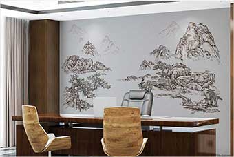 通化森佰汇航空纤维墙咔（山水之间）